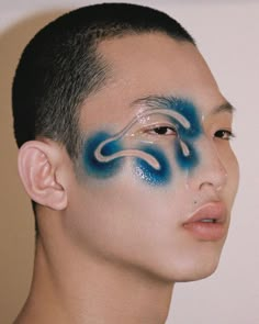 Foto Portrait, Graphic Makeup, Male Makeup, Eye Makeup Art