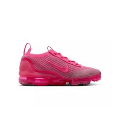 Nike Air Vapormax 2021 Fk "Pink Blast/Hyper Pink" Women's Shoe Nwt Size 7 Box Is Not Included Modern Meets Classic In The Nike Air Vapormax 2021 Fk "Pink Blast/Hyper Pink" Women's Shoe. Made From At Least 40% Recycled Materials By Weight, The Nike Air Vapormax 2021 Fk Is Airy And Easy To Wear With Superstretchy, Recycled Flyknit And A Soft Collar That Sculpts Your Ankle. The Stitched On Swoosh And Recycled Tpu Heel Clip Add A Splash Of Intrigue As You Float Down The Streets On Incredibly Soft Va Sporty Pink Fade-resistant Running Shoes, Sporty Pink Fade-resistant Sneakers, Pink Breathable Running Shoes For Light Sports, Pink Running Shoes With Boost Midsole, Pink Running Shoes With Boost Midsole For Light Sports, Pink Running Shoes For Light Sports With Boost Midsole, Light Sports Pink Fade-resistant Sneakers, Pink Fade-resistant Sneakers For Light Sports, Pink Running Shoes For Light Sports