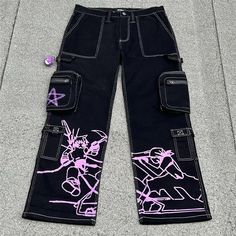 Shipping: Worldwide Express Shipping AvailableDelivery time: 7-15Days Fast ShippingReturns: Fast refund, 100% Money Back Guarantee. Custom Cargo Pants Ideas, Straight Baggy Jeans, American Street Fashion, High Waist Wide Leg Jeans, Black Jeans Men, Harajuku Style, Style Hip Hop, Black Cargo Pants, Safari Style