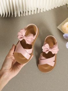 Rosa Dulce Collar   Liso  Embellished Rose Bonbon, Baby Sandals, Flat Sandals, Baby Shoes, Length Sleeve, Sleeve Length, Sandals, Pink