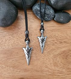 THANK YOU 🦋 for visiting my small shop. I am very grateful for your support. The pendant in the photo is the one that you will receive. These are Gunmetal Arrowheads. Select either the Hematite accent bead, or the Stainless Steel Bead or No Accent Bead.   I try my best to take photos that best depict the item as it appears in person.  🦋 It is very important to me that you have an excellent experience with my shop. If you have any concerns, please don't hesitate to get in touch with me. The rev Adjustable Silver Arrowhead Necklace, Silver Adjustable Arrowhead Necklace, Spiritual Arrowhead Necklace Gift, Nickel-free Arrowhead Necklace Gift, Nickel-free Arrowhead Necklace For Gift, Nickel Free Arrowhead Necklace For Gift, Adjustable Arrowhead Necklace Gift, The Rev, Very Grateful