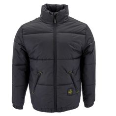 The EnduraQuilt insulated work jacket is the perfect outerwear to wear in cold weather. This men’s heavy winter coat will keep you comfortable in temperatures down to -30°F (-34°C) and has 300 g of AirBlaze polyester insulation for maximum heat-trapping capabilities. With a polyester pongee lining and a water-resistant and wind-tight 40-denier nylon outer shell, it will protect you from rain, snow, and ice and help you stay warm and comfortable on the job. Wear this weatherproof outdoor coat zip Heavyweight Winter Outerwear For Streetwear, Heavyweight Hooded Outerwear For Winter, Heavyweight Hooded Winter Outerwear, Heavyweight Urban Outerwear With Long Sleeves, Urban Insulated Outerwear For Streetwear, Insulated Long Sleeve Windbreaker For Cold Weather, Heavyweight Casual Winter Outerwear, Insulated Long Sleeve Puffer Jacket For Streetwear, Heavyweight Long Sleeve Winter Outerwear