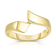 14K Gold Polished Bypass Ring Size 7 * Metal: 14K Gold * Metal Color:  Yellow Gold * Ring Size:  7 * Ring Type:  Fashion Bypass  Ring * Finish :  Polished To view my entire collection of handcrafted jewelry, please visit my storefront here: https://www.etsy.com/shop/AMJEWELLRYNYC *All items will be packaged in a high-quality Jewelry box!* *SHIPPING* We are located in NY and we offer various shipping options! Orders in the U.S will be shipped out USPS first class (3-5 business day) for FREE!! *RETURNS* You can return your item within 14 days. If you are not satisfied with your purchase, please contact us within 7 days of receiving your item with your refund request. Buyer pays for returns. Check out our Beautiful 10k/14k chains collections  https://www.etsy.com/shop/AMJEWELRYNYC?ref=seller- Freeform Ring, Royal Chain, Crossover Ring, Friendship Rings, Bypass Ring, Knuckle Rings, Everyday Rings, Thumb Rings, Gold Polish