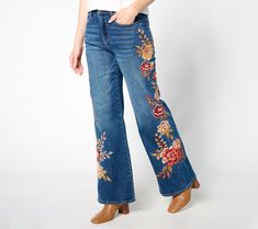 Take a vacation from basic blues with Driftwood's Charlee wide-leg jeans. Maui Punch refreshes your go-to tees, leather goods, and jackets with a blooming boho vibe (that works year-round). From Driftwood. Bohemian Straight Leg Jeans For Fall, Bohemian Wide Leg Jeans For Fall, Bohemian Jeans With Relaxed Fit For Fall, Bohemian Medium Wash Jeans For Fall, Hippie Wide Leg Jeans For Fall, Bohemian Relaxed Fit Jeans, Bohemian Flare Jeans For Fall, Bohemian Medium Wash Jeans For Spring, Spring Bohemian Wide Leg Flare Jeans