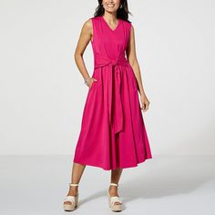 WynneLayers Sorona Jersey Knit Maxi Dress Just in time for summer. The ultimate pull-an-outfit-together piece, this luxe sorona knit belted maxi dress with pockets can be dressed up or dressed down. Summer Cotton Stretch Midi Dress, Stretch Cotton Summer Midi Dress, Stretch Cotton Midi Dress For Summer, Summer Stretch Cotton Midi Dress, Cotton Stretch Beach Midi Dress, Beach Cotton Stretch Midi Dress, Cotton Midi Dress With Stretch For Day Out, Cotton Stretch Midi Dress For Day Out, Stretch Midi Dress For Summer Daywear