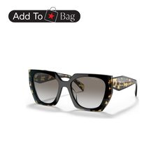 in stock Designer Rectangular Glass Sunglasses, Tortoise Color, Federated States Of Micronesia, Color Effect, Women's Sunglasses, Face Shapes, Tortoise, Sunglasses Women, Prada