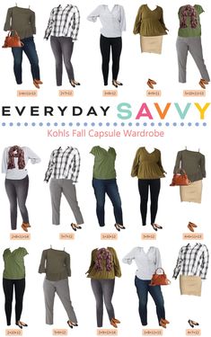 Plus Size Fall Outfits From Kohls Mini Capsule Everyday Savvy Fall Outfits For Plus Size Women, Plus Size Winter Outfits Casual, Cute Plus Size Fall Outfits, Capsule Wardrobe Plus Size, Fall Plus Size Outfits, Petite Plus Size Outfits, Valentines Day Looks, Kohls Outfits, Plus Size Fall Outfits Casual