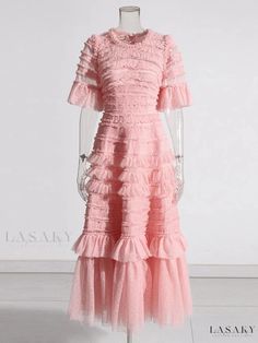 Elegant Baylee Chic Midi Dress Elegant Maxi Dress, Elegant Dresses For Women, Maxi Dress Formal, Lace Maxi, Pink Maxi Dress, Lace Maxi Dress, Stretch Dress, Female Fashion, Designer Style