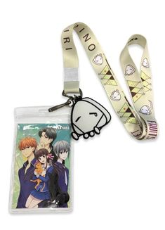 Fruits Basket Lanyard W/ Onigiri Charm – Shadow Anime Fruits Basket Backpack, Basket Backpack, Anime Lanyard, Onigiri Rice, Sailor Moon S, Fruits Basket Anime, Rice Ball, Chain Lanyard, Anime Merch