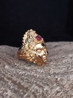 18k gold plating, Goddess ring, Hindu goddess,handmade jewelry, Gift jewelry,  ITEM DESCRIPTION  All products made of sterling silver 925 with 18k gold plating. Great condition and new product  Dimension product: Height: 30mm Width: 20 mm Weight: 18 grams 4 mm round stone All products will have stamp 925 on the back or on the inside of product.  In Hinduism, Lakshmi is also Mahalakshmi or sometimes Adi Parashakti is the goddess of wealth, happiness, loyalty, sincerity, goodness, fertility, prosp Gold Plated Spiritual Ring, Spiritual Gold-plated Yellow Gold Rings, Spiritual Gold Plated Ring, Spiritual Yellow Gold-plated Rings, Spiritual Style Yellow Gold-plated Rings, Spiritual Style Yellow Gold Plated Rings, Symbolic Gold Plated Gold Rings, Symbolic Gold-plated Rings, Spiritual Gold Open Ring