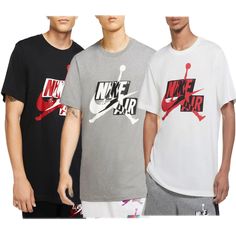 Jordan T-Shirt Nike Jumpman Air HBR Classic Athletic Gym Short Sleeve T-Shirt, Black, L About Us Payment FAQs Jordan T-Shirt Nike Jumpman Air HBR Classic Athletic Gym Short Sleeve T-Shirt Our Price: $22.88 Retail Price: $50.00 Women Men Plus Size Juniors Handbags Jordan Tshirt, Jordan T Shirt, Shirt Nike, Men Plus Size, Active Wear Tops, Lightweight Fabric, Polyester Material, Color Block, Women Men