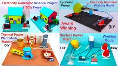 four different types of science projects for kids