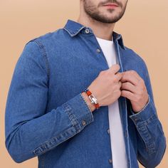 Binate Navy Blue Dotted by Caligio is a superb example of casual bracelet, comfy enough to wear everyday Fire Flames, Everyday Bracelet, The Flood, Trendy Bracelets, Men's Bracelet, Blue Dot, The Fire, Bracelet Sizes, Daniel Wellington