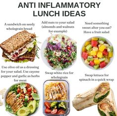 an info sheet describing the different types of lunches and what they are in them