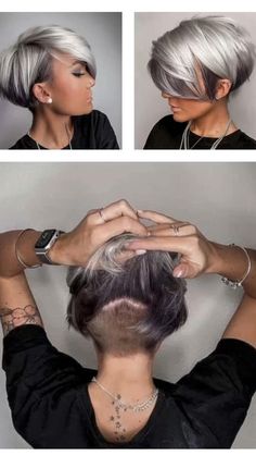 Chic Short Hair, Short Hair Pixie Cuts, Pixie Haircut For Thick Hair, Short Hair Trends, Messy Short Hair, Short Hair Undercut, Edgy Short Hair, Summer Hairstyles For Medium Hair, Short Hair Styles For Round Faces