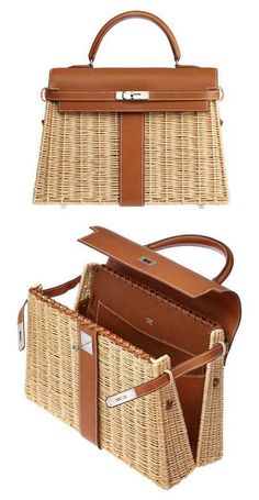 Hand Bag Essentials, Tattoo Ladies, Ladies Gym, Gym Bag Essentials, It Bag, Ladies Bag, Straw Basket, Wicker Bags, 2015 Trends