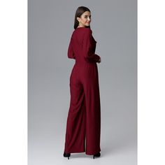 Elegant jumpsuit with long, buff sleeves. The bottom with flare pants gives perfect proportions to the silhouette. The neckline beautifully emphasizes femininity. Model without pockets, tied at the waist. Spandex 5 % Polyester 95 % Size Lenght Hips Chest Waist L/XL 154 cm 114 cm 96 cm 78 cm S/M 153 cm 106 cm 88 cm 70 cm Buff Sleeves, Elegant Jumpsuit, Urban Clothing, Jumpsuit Elegant, Urban Outfits, The Urban, Flare Pants, Roxy, Karl Lagerfeld