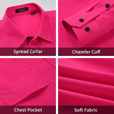 Button closure Solid Long Sleeve Hand Wash Only Stripe Ties : 3.4" wide x 59" long (8.6x 150cm); Pocket Square : 12" x 12" (31*31cm) Material: 60% polyster，40% cotton Occasions for business/party/dating/wedding etc. Gifts as thanksgiving/Xmas/valentine's day/birthday etc. Packaging includes: 1X Solid Long Sleeve; 1X Paisley Necktie; 1X Handkerchief Purple Suspenders, Wedding Dress Shirt, Green Suspenders, Pink Suspenders, Shirt And Tie Combinations, Brown Suspenders, Grey Suspenders, Burgundy Bow Tie, Brown Bow Tie