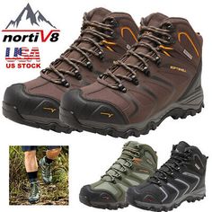 Premium Quality Men's Ankle High Waterproof Hiking Boots Trekking Outdoor Mountaineering Shoes, Mens Boots Waterproof Lace-up Hiking Boots For Camping, Rugged Lace-up Waterproof Boots For Camping, Insulated High-top Waterproof Boots For Outdoor Activities, Reinforced Toe Work Boots For Outdoor Activities, Casual Brown Waterproof Boots For Camping, Functional Waterproof Boots With Round Toe For Camping, Durable Waterproof Boots For Outdoor Work With Round Toe, Durable Outdoor Work Boots With Round Toe, Breathable Ankle-high Outdoor Boots