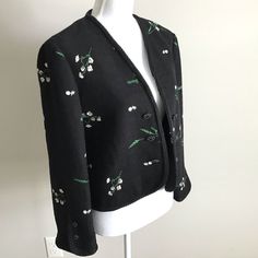 New With Tag, Beautiful Zara Structured Embroidered Open Front Blazer Jacket - Gorgeous Embroidery Detail - Beautiful, Tonal Ornamental Trimming At Front, Hem And Cuffs - Stunning Jewel Buttons At Front And Cuffs - Lined - Measurements Approx.: 20 1/2” Length, 20” Armpit To Armpit, 17” Shoulder Seam To Shoulder Seam, 15” Sleeve Length From Armpit To The End Of The Sleeve - Exterior: 98% Cotton, 2% Polyester - Lining: 100% Polyester Thank You For Shopping @Shinebrightshop. Dressy, Casual, Office, Winter Formal Outerwear With Floral Embroidery, Formal Winter Outerwear With Floral Embroidery, Formal Fall Outerwear With Floral Embroidery, Formal Floral Embroidered Outerwear For Fall, Spring Embellished Long Sleeve Blazer, Elegant Winter Outerwear With Floral Embroidery, Winter Formal Blazer With Floral Embroidery, Elegant Floral Embroidered Winter Outerwear, Designer Embroidered Fitted Outerwear