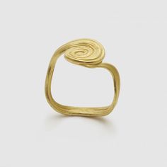 Griegst Spiral Ring No.4 | Dover Street Market New York E-Shop – DSMNY E-SHOP Hollow Form, Dover Street Market, Brass Rings, 7 Ring, Spiral Ring, Street Market, Kids Ornaments, Brass Ring, Jewelry Branding