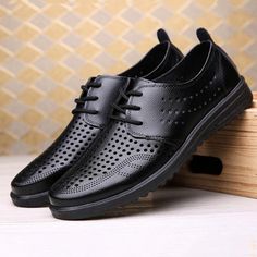 Department Name: Adult Item Type: casual shoes Closure Type: Lace-Up Outsole Material: Rubber Season: Summer Insole Material: PU Upper Material: PU Shoes Type: Loafers Lining Material: PU Feature: Breathable Pattern Type: Solid Summer Breathable Mesh : Shoes Mens Leather Men shoes: Casual Men Shoes Casual, Pu Pu, Mesh Shoes, Breathable Shoes, Mens Leather, Shoes Casual, Black 7, Types Of Shoes, Mens Summer