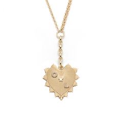 Description Handcrafted in 18-karat Yellow Gold, a gold star punctuates the center of our Medium Mixed Belcher Heart Love Token Necklace. Surrounded by pave diamond letters, the oversized love token celebrates the seven classic types of love as defined thousands of years ago: Eros–romantic love, Philia–friendship, Agape–universal love, Storge–love between parent and child, Ludus–playful love, Pragma–love founded on duty & reason, Philautia–self-love. This solid 18kt gold charm is 30mm tall.. All Storge Love, Pragma Love, Playful Love, Diamond Letters, Types Of Love, Love Token, Gold Piece, Block Lettering, Gold Star