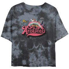 She'll love the look and feel of this Disney's The Aristocats Rainbow Cats Crop Top Bombard Wash Juniors' Graphic Tee. © Disney FEATURES Crewneck Short SleevesFABRIC & CARE Cotton Machine wash Imported Size: Small. Color: Black Charcoal. Gender: female. Age Group: kids. The Aristocats, Rainbow Cat, Black Charcoal, Black Grey, Gender Female, Fabric Care, Age Group, Black And Grey, Graphic Tees