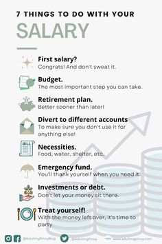 the 7 things to do with your salary info sheet on how to get it right now