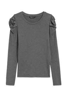 Threadsoft Puff-Sleeve T-Shirt | Banana Republic Suits And Jackets, Long Puff Sleeves, Soft Tops, Puff Sleeves, Fashion News, Puff Sleeve, Banana Republic, Long Sleeve Tshirt Men, New Arrivals