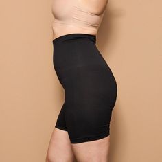 High Waist Thigh Shaper Compression Shapewear With Seamless Construction, High Stretch Shapewear With Built-in Shorts, Compression Shapewear With Built-in Bra And Short Leg, Compressive Shapewear With Built-in Bra And Short Leg, Supportive Compressive Shapewear With Built-in Shorts, Compressive Smoothing Mid-thigh Shapewear, Smoothing Compressive Mid-thigh Shapewear, Compressive Shapewear With Smoothing, Short Length, Stretch Shapewear With Smoothing Short Length