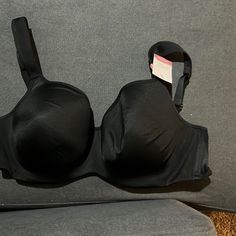 Woman’s Brand New Black Color Bra From Cacique With Tags Price 37.00 Black Full Coverage Bra With Medium Bust Support, Black Full Coverage Padded Bra, Full Coverage Black Bra With Medium Bust Support, Black Full Coverage Bra With Padded Cups, Black Underwire Nursing Bra With Medium Bust Support, Black Underwire Nursing Bra With Padded Cups, Black Stretch Push-up Nursing Bra, Elegant Black Nursing Bra With Medium Support, Black Full Cup Bra With Medium Bust Support