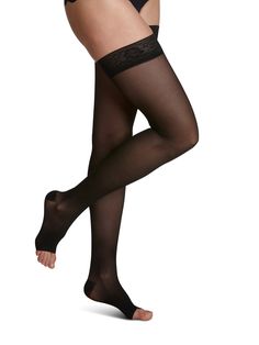 Style Sheer hosiery offers fashionable sheerness you can feel comfortable in, making it ideal for dress and professional wear.; Fashionable for professional and dress wear.; Consistent sheerness throughout leg.; Double-covered inlay yarns provide comfort and allow product to easily glide on and off.; Comfortable SensinnovÂ® top band prevents slipping. Fitted Sheer Over-the-knee Hosiery, Sheer Stretch Knee-high Legwear, Fitted Classic Knee-high Legwear, Classic Fitted Knee-high Legwear, Elegant Micro-elastic Knee-high Stockings, Classic Knee-high Fitted Stockings, Classic Fitted Knee-high Stockings, Classic Full-length Fitted Hosiery, Elegant Knee-high Fitted Legwear