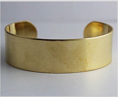 Unfinished raw brass cuff bracelet blank  3/4 inches wide great for altered art and image transfer projects. Unit price:$3.50 each 12 piece: $ 2.65 each 144 piece:$ 1.60 each Note: Please note that the items I sell are raw materials, therefore, not all items will have a shine finished. If you have any questions, concerns, or requests, please feel free to contact me. Brass Cuff Bracelet, Brass Cuff, Brass Band, Brass Bracelet, Wrist Corsage, Gold Bracelet Cuff, Palm Beach Fl, Image Transfer, West Palm Beach