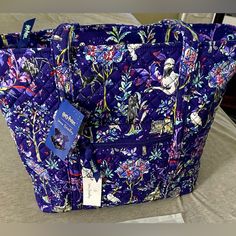 Nwt Vera Bradley Harry Potter Forbidden Forest Vera Tote Bag In Cotton Harry Potter Forbidden Forest, Forbidden Forest, Vera Bradley Tote Bags, 34th Birthday, Vera Bradley Tote, Summer Plans, Vera Bradley Bags, Beautiful Bags, Womens Tote Bags