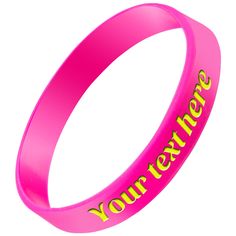 PRICES MAY VARY. ✅ SIZEDS AND TYPE – Bracelet Width is 1/2 inch; Circumference: Adult/8“ and Youth/7“. Also you can Personalized your own any text on wristbands. Wristband text type：Debossed Color Filled ( text engraved + filled color). ✅ RUBBER BRACELET CUSTOMIZABLE – Custom rubber bracelets can engrave text message. Click "customize now" button quickly and easily customize your wrist band with tons of pack of quantity, colors & font styles to you choose. It will display the wristband preview a School Supply Labels, Rubber Bracelets, Silicone Bracelets, Wrist Band, Motivational Gifts, Business Promotion, Name Bracelet, Wristbands, Anniversary Celebration