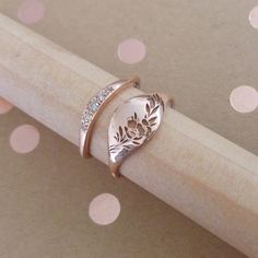 Elegant and unique 14k gold wide signet wedding ring, Vintage style floral wedding band, unique gold wedding ring for the stylish bride to be.*** This listing is for one ring only (flower signet ring)* Band width: 1.5 mm, wide part width: 8.5 mm* Thickness: 1.5 mm* Available in 14K or 18K YELLOW, WHITE and ROSE gold.   The price listed is for 14K please contact me for 18K pricing.* available with darkend flower ( please mention in note to seller) * Sizes vary from 5 US to 9 US, including half si Heirloom Rose Gold Flower Ring As Promise Ring, Heirloom Rose Gold Flower Ring For Promise, Heirloom Rose Gold Flower Promise Ring, Rose Gold Open Signet Ring For Wedding, Delicate Engraved Rose Gold Ring For Wedding, Rose Gold Open Flower Ring For Wedding, Unique Gold Wedding Rings, Flower Wedding Band, Ring For Women Gold