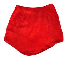 New Asos Design Satin Red Mini Skirt. Has Zipper Closure On The Side. Curved Hem. High Rise. Size 6. Runs Small. Tags: Flattering, Mini, Skirt, Red, Everyday Wear, Date Night, Chic, Cute, Simple, Silk, Comfortable, Breezy, Glossy, Silky, Smooth Trendy Red Skort For Night Out, Red High Waist Mini Skirt For Summer, Chic High Waist Red Mini Skirt, Chic Red High Waist Mini Skirt, High Waist Red Party Skort, Red Mini Skort For Night Out, Red Skort For Summer Party, Chic Red Skort For Night Out, Chic Red Skort