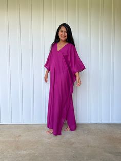 Unwind in absolute comfort with our semi sheer cotton gauze kaftan. This kaftan is perfect for the beach, pool, resort and laid-back time at home. Crafted from quality soft and breathable gauze cotton, it offers an airy fit that's ideal for lounging and cover up. Its relaxed design and easy slip-on style make it your go-to choice for outdoor cover up and relaxed nights at home. Relaxed Fit V-neck Cover-up For Vacation, Flowy Unlined Cover-up For Vacation, Flowy V-neck Tunic For Beach Cover-up, Oversized V-neck Tunic For Beach Cover-up, Relaxed Fit V-neck Beach Dress For Vacation, Flowy V-neck Breezy Cover-up, Oversized V-neck Beachwear Cover-up, Long Beachwear Cover-up For Loungewear, V-neck Beachwear Kaftan For Poolside