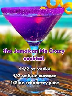 the jamaican me crazy cocktail is now available