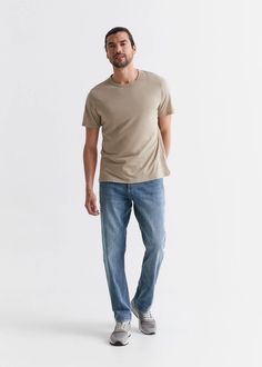 Men's Jeans and Pants – DUER Mens Garb, Mens Stretch Jeans, Muscular Legs, Lean Body, Men's Jeans, Range Of Motion, Fit In, Stretch Jeans, Mens Jeans