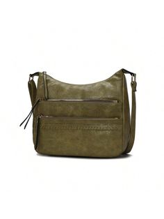 Introducing our sophisticated and versatile Oakly Shoulder Bag, designed to meet your everyday needs with style and functionality. Crafted from high-quality textured vegan leather, this bag offers durability and luxury without compromising your values.
Details:
•	Shoulder Bag
•	High-quality vegan Leather
•	Gold-tone hardware
•	11" W x 8.5" H x 3.5" D 
•	Fabric lining
•	Zipper fastening
•	Interior details: feature a slip pocket and a wall zipper pocket 
•	Exterior details: one front slip pocket
• Versatile Handheld Bags With Zipper Pocket, Crossbody Hobo Bag With Zipper Pocket For Shopping, Trendy Green Hobo Bag With Zipper Pocket, Chic Green Bag With Zipper Pocket, Versatile Green Shoulder Bag With Zipper, Green Hobo Bag With Zipper For Travel, Casual Green Shoulder Bag With Zipper Pocket, Green Large Capacity Shoulder Bag, Travel Green Hobo Bag With Zipper Closure