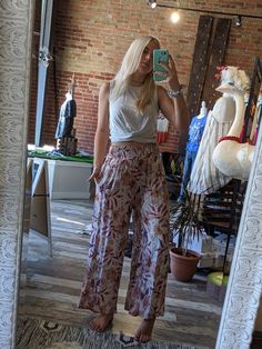 These Sylvie pants are a favorite for hot summer days, and looking adorbs in them! 94% Rayon 6% Spandex Boho Whimsical, Whimsical Fashion, Pants Large, Hot Summer, Summer Days, Harem Pants, Spandex, My Style, Pants