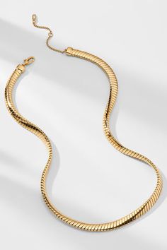 CLEO OMEGA CHAIN NECKLACE Wedding Sale, Modern Love, Chain Design, Day To Night, To Night, Fine Jewellery Earrings, Brass Color, Ring Bracelet, Earring Necklace