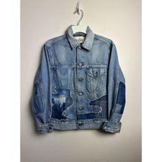 Levi's Women's Made & Crafted Japanese Denim Patchwork Jean Jacket Sz Small New Item Is Brand New With Tags. Dimensions: Pit To Pit: 19.5", Sleeve: 21", Length: 24.5" Original Msrp $498 Levi's Women's Made & Crafted, Levi's Japanese Denim Jacket, Levi's Made And Crafted Blue Denim Jacket With Patch Pockets, Spring Denim Outerwear With Selvedge Detail, Spring Selvedge Denim Outerwear, Casual Blue Reworked Outerwear, Workwear Denim Jacket With Patchwork, Patchwork Denim Jacket For Work, Blue Reworked Denim Jacket For Fall, Vintage Blue Reworked Denim Jacket, Blue Relaxed Fit Denim Jacket In Recycled Material