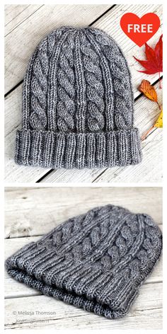 Jason's Cashmere Cable Hat Free Knitting Pattern - Knitting Pattern Cable Hat Pattern Free, Summer Poncho, Aran Knitting Patterns