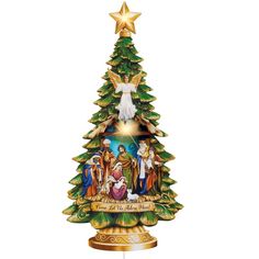 This Unique Lighted Stake Features A Christmas Tree Design With A Nativity Scene In The Center And A Gold Star At The Top. A Gold Banner On The Bottom Reads "Come Let Us Adore Him!" While The Lights Sparkle And Shine. Req. 2 "Aa" Batteries (Sold Separately). Stakes Easily Anywhere In Your Yard Or Garden. Metal. 12"L X 30"H. Come Let Us Adore Him, Gold Banner, Tree Garden, Decorative Garden Stakes, Christmas Yard Decorations, Garden Angels, Christmas Yard, Collections Etc, Blue Garden