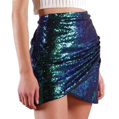 This Gorgeous Glitter Skirt Has A Wrap Design And Left Side Seam Features Ruching, Which Provides Extra Stretch. -Features Glamorous Sequins All Over The Fabric. -Soft Knit, Inner Lining Is Comfortable Against The Skin, Which Helps Prevent Scratching From The Sequins. The Skirt Has An Elastic Waistband. Brand New (Item Still In Bag)!! Glitters Skirt, Body Skirt, Sequin Mini Skirt, Half Body, Nature Dress, Tulip Skirt, Rave Outfit, Denim Skirt Women, Half Skirt