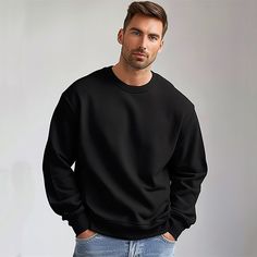 Season:Spring   Fall; Fabric:Cotton; Sleeve Length:Long Sleeve; Look After Me:Wet and Dry Cleaning,Washable; Gender:Men's; Style:Daily,Fashion,Casual; Elasticity:Micro-elastic; Tops Type:Sweatshirts; Occasion:Holiday,Vacation,Streetwear; Age Group:Adults; Fit Type:Regular Fit; Pattern:Sports; Neckline:Crew Neck; Brand:Ador; Sports Clothing Sub Category:Pullover,Sweatshirt; Front page:FF; Listing Date:01/11/2024; Production mode:External procurement; Bust:; Length:; Shoulder Width:; Sleeve: Fall Solid Color Streetwear Sweatshirt, Casual Solid Color Hoodie Sweatshirt, Sporty Solid Color Winter Sweatshirt, Sporty Solid Color Sweatshirt For Winter, Solid Color Long Sleeve Sweater For Streetwear, Long Sleeve Solid Color Sweater For Streetwear, Solid Color Streetwear Hoodie Sweatshirt, Streetwear Solid Color Hoodie Sweatshirt, Solid Color Hoodie Sweatshirt For Streetwear