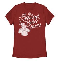 All aboard! Get your ticket to ride with this juniors' Polar Express tee. Crewneck Short sleevesFABRIC & CARE Cotton Machine wash Imported All aboard! Get your ticket to ride with this juniors' Polar Express tee. Licensed Character All aboard! Get your ticket to ride with this juniors' Polar Express tee. Size: Xxl. Color: Red. Gender: female. Age Group: kids. Pattern: Graphic. 26 Birthday, The Polar Express, Ticket To Ride, Polar Express, Kids Pattern, All Aboard, Pattern Graphic, Fabric Care, Gender Female